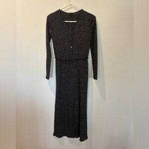 Art Class Black Long Sleeve Dress